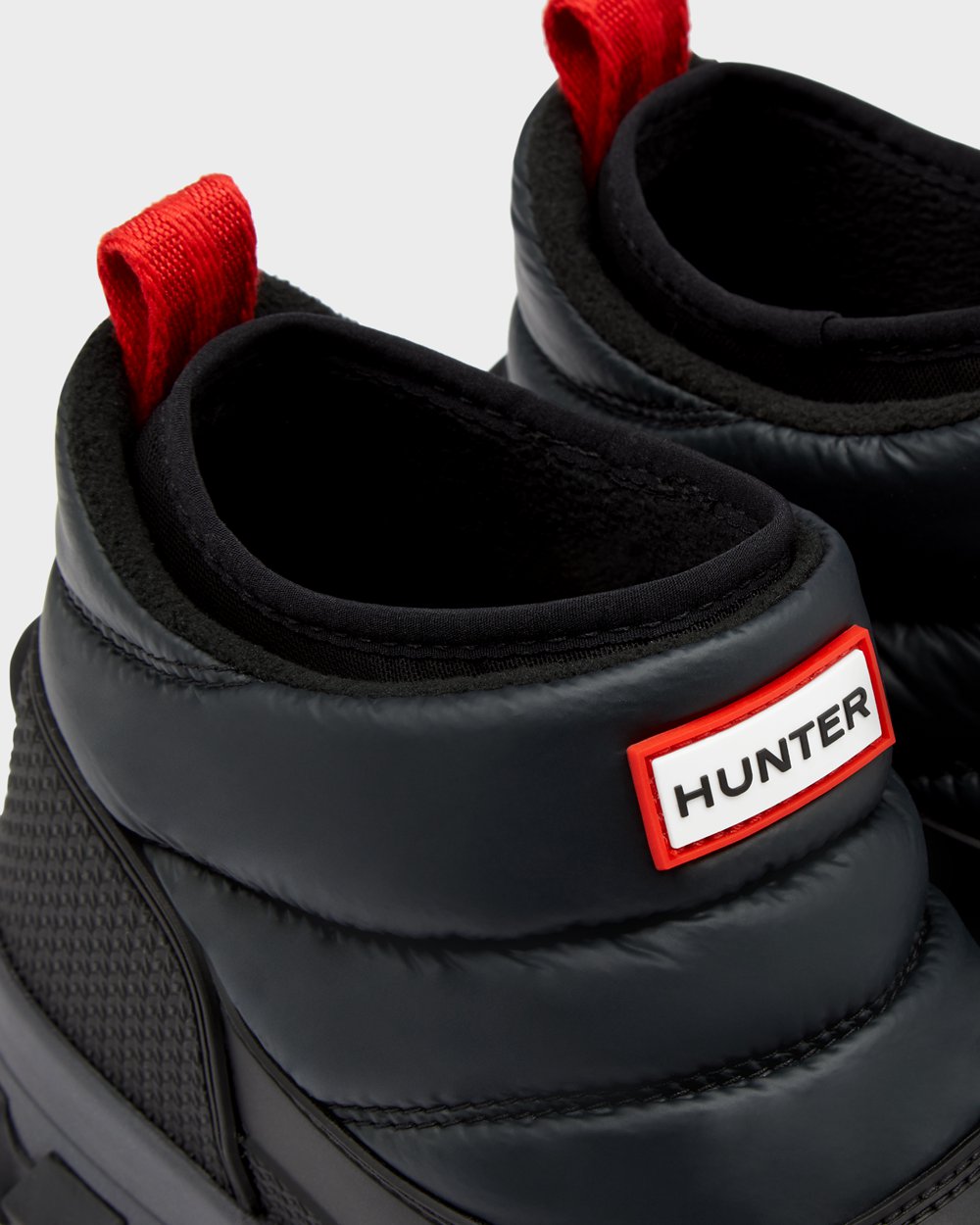 Hunter Mujer Original Insulated Ankle - Botas de Nieve Negras - 712-DQNITX